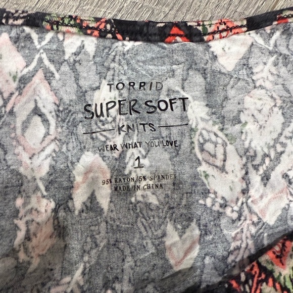 Torrid Black and Red Patterned Dress - Picture 2 of 2